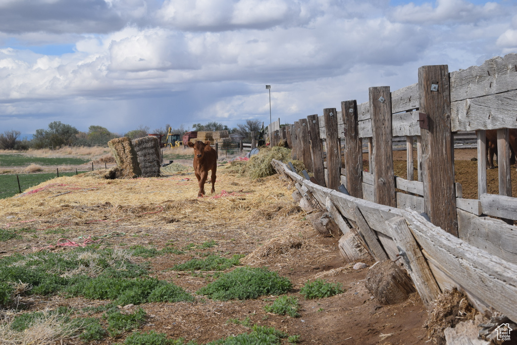 View of street with a rural view