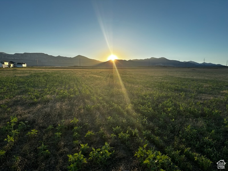 Mountain view featuring rural landscape
