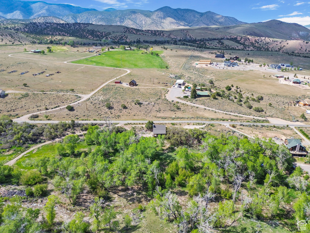 Drone / aerial view of mountains