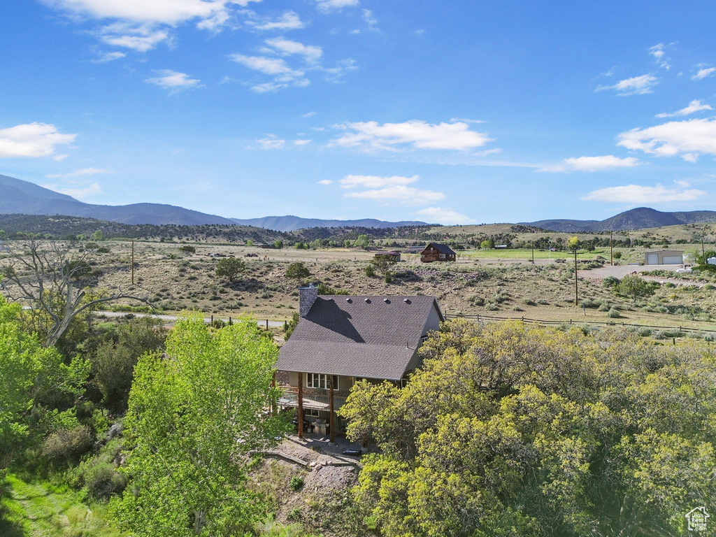View of mountain backdrop
