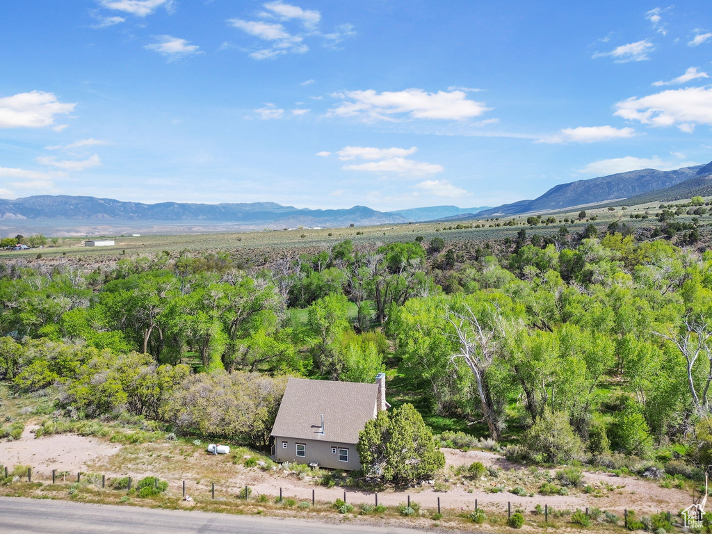 View of mountain background