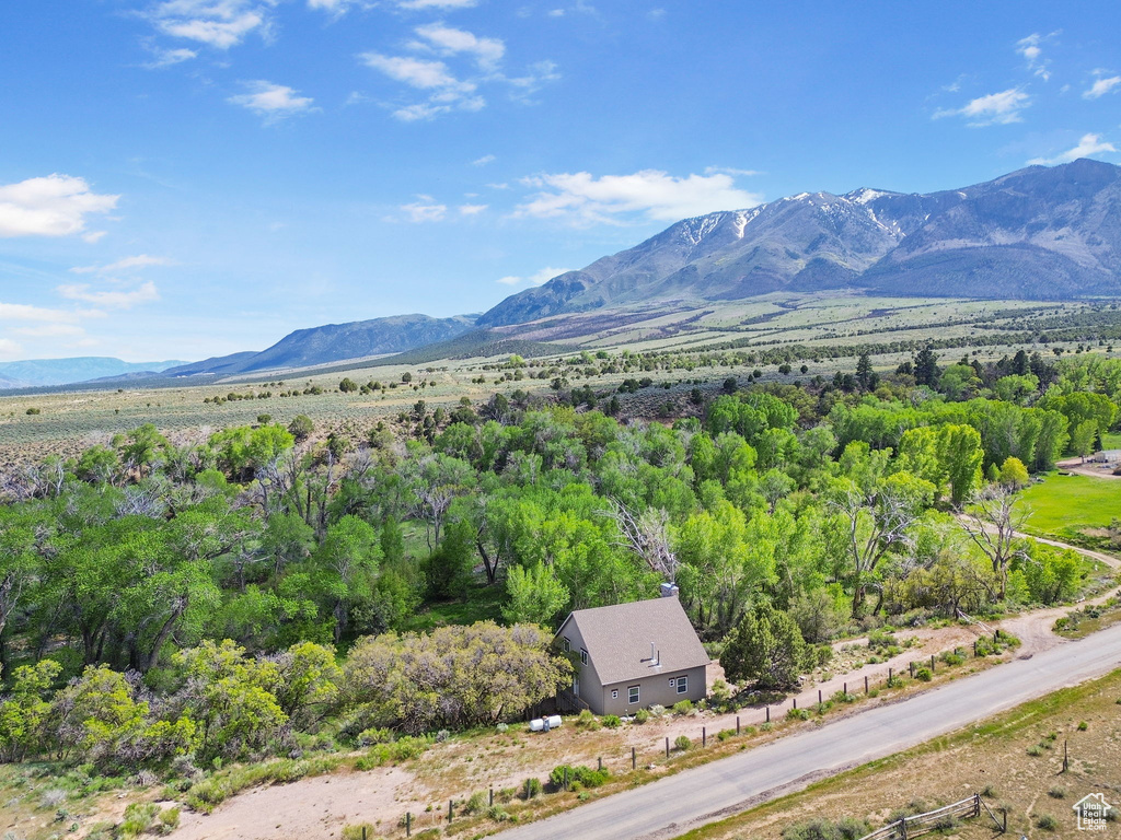 View of mountain background