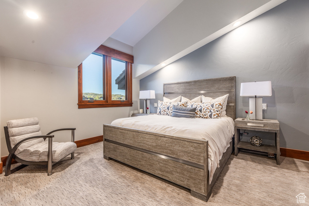 Bedroom with baseboards
