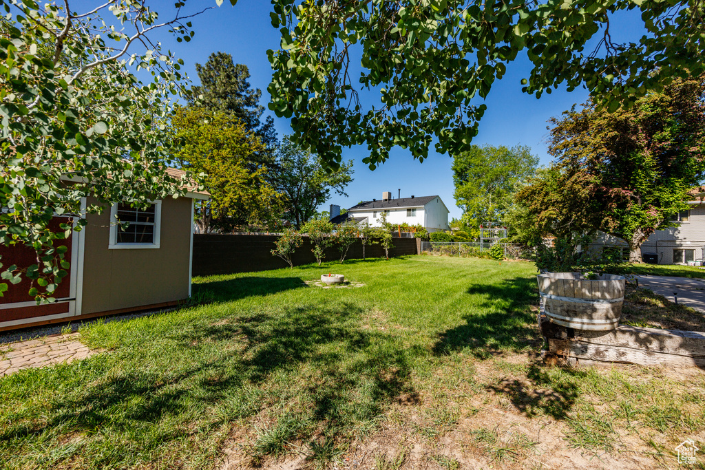 View of yard