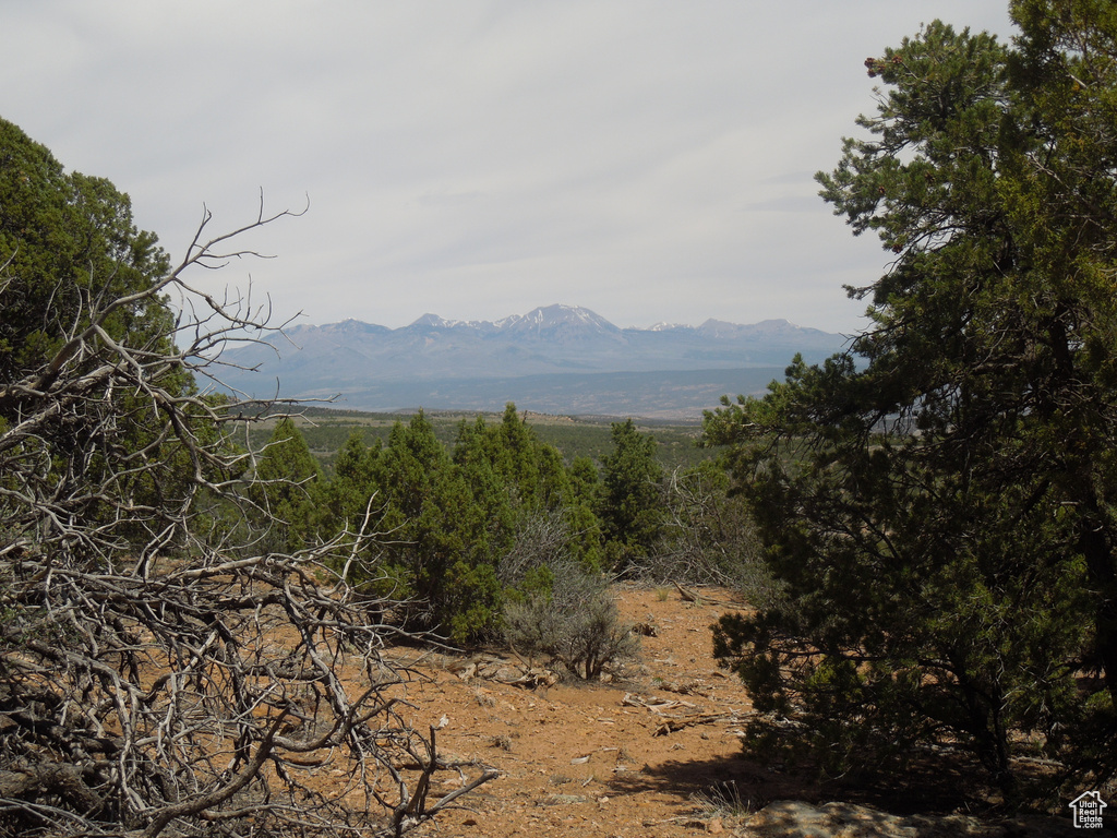View of mountain backdrop