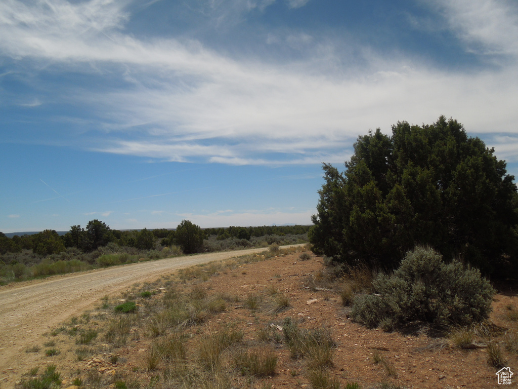 View of undeveloped land with rural landscape