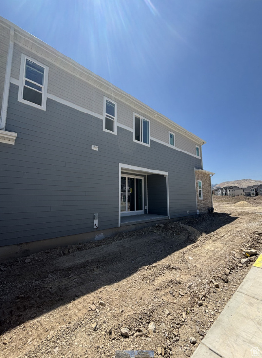Back of property