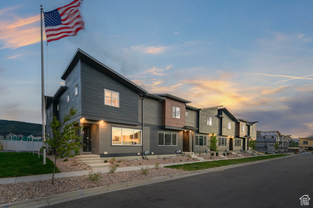 View of front of house with a residential view