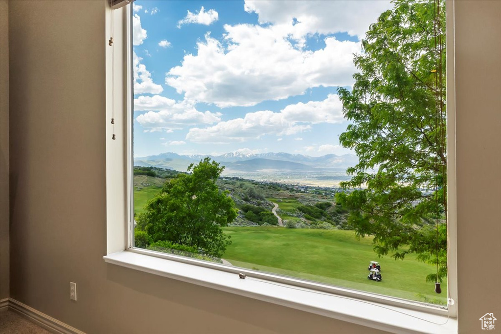 View of mountain backdrop