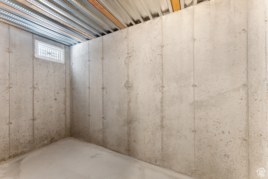 View of basement