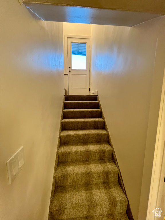 View of stairs