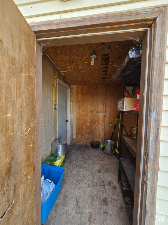 View of storage area