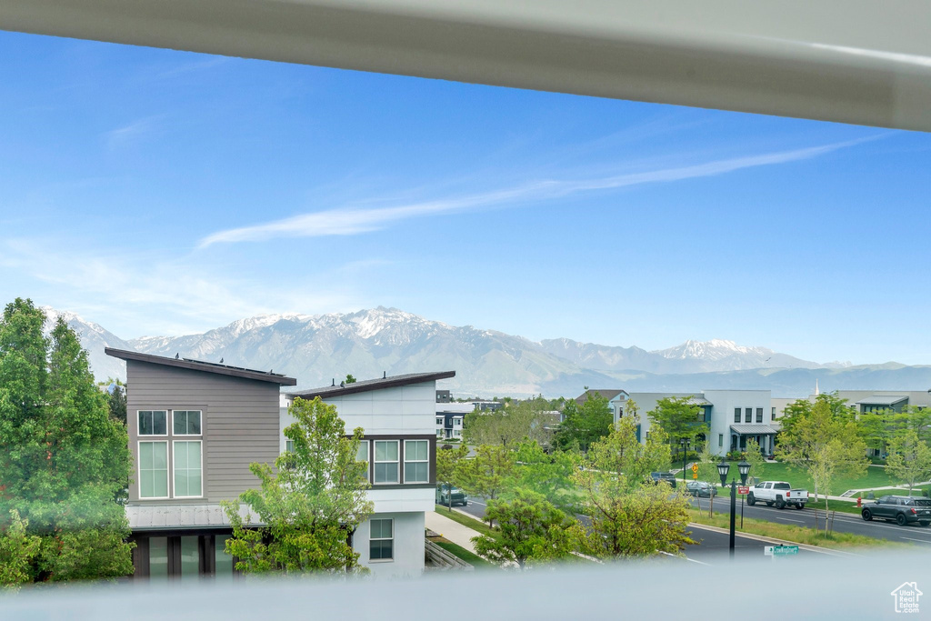 View of mountain background