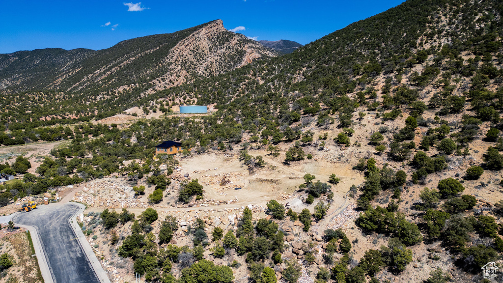 View of mountain background