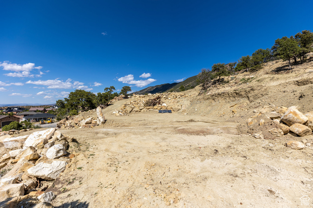 View of mountain backdrop