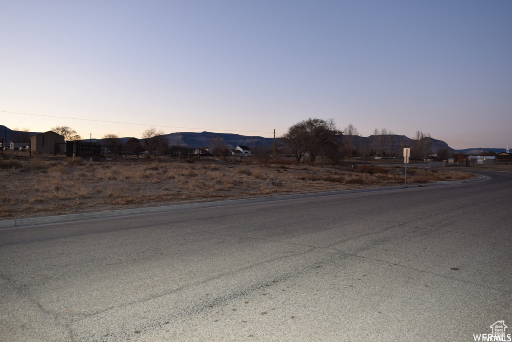View of asphalt road