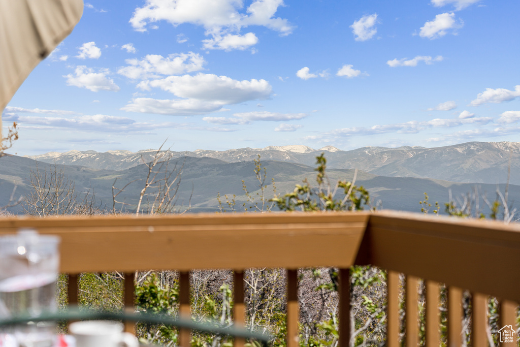View of mountain backdrop