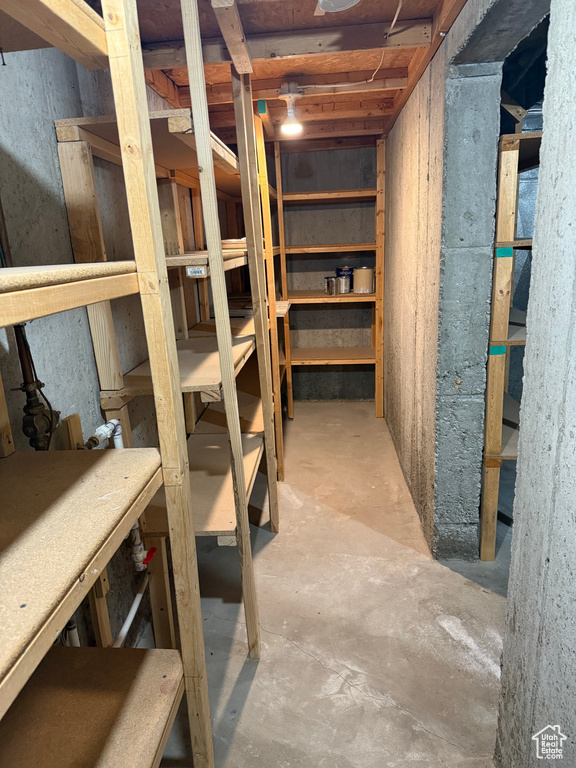 View of storage area