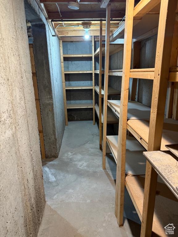 View of storage room
