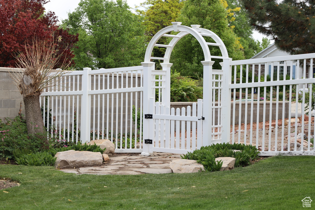 View of gate