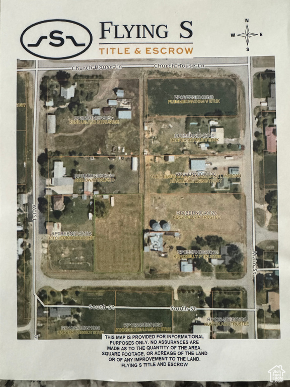 Aerial view of property's location