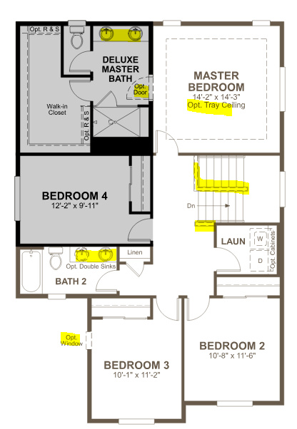 View of home floor plan
