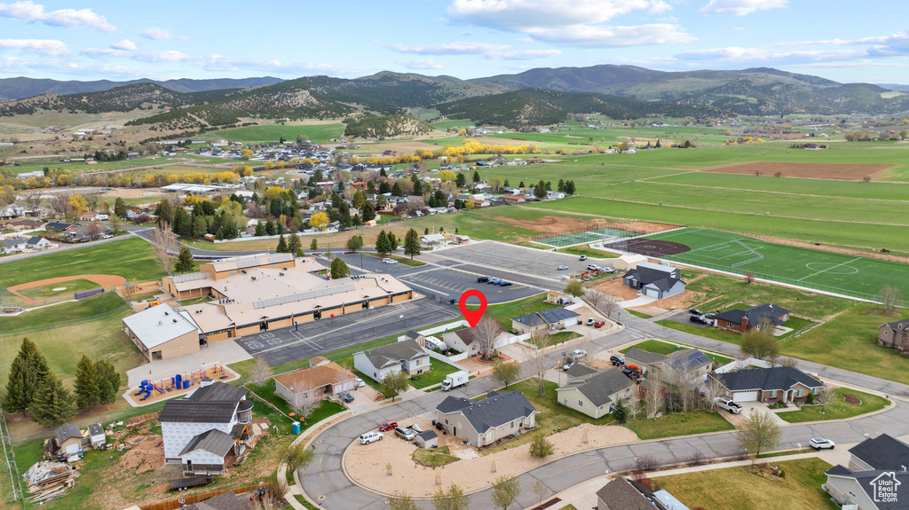 Bird\\\\\\\\\\\\\\\'s eye view with a residential view and a mountain view