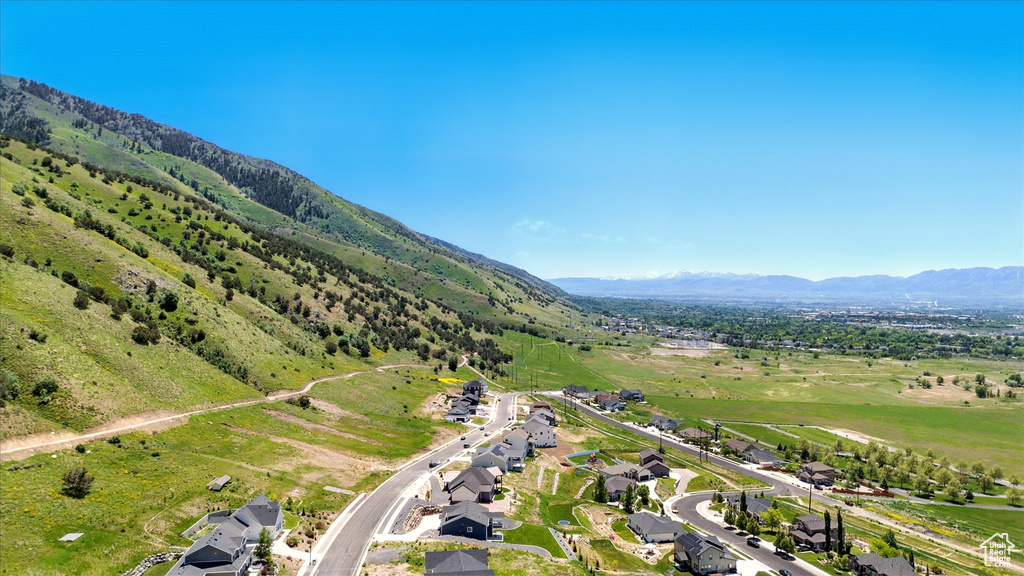 Aerial view of mountains