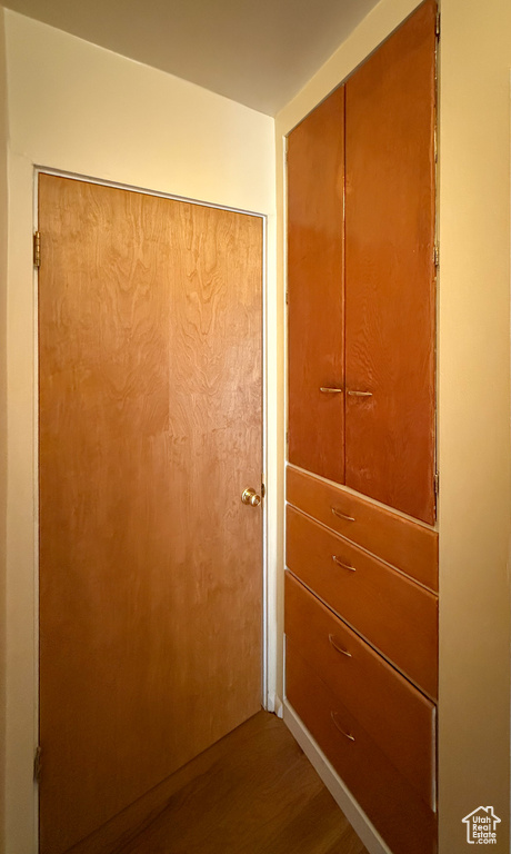 View of closet