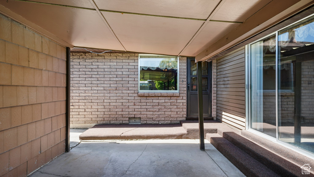 View of patio