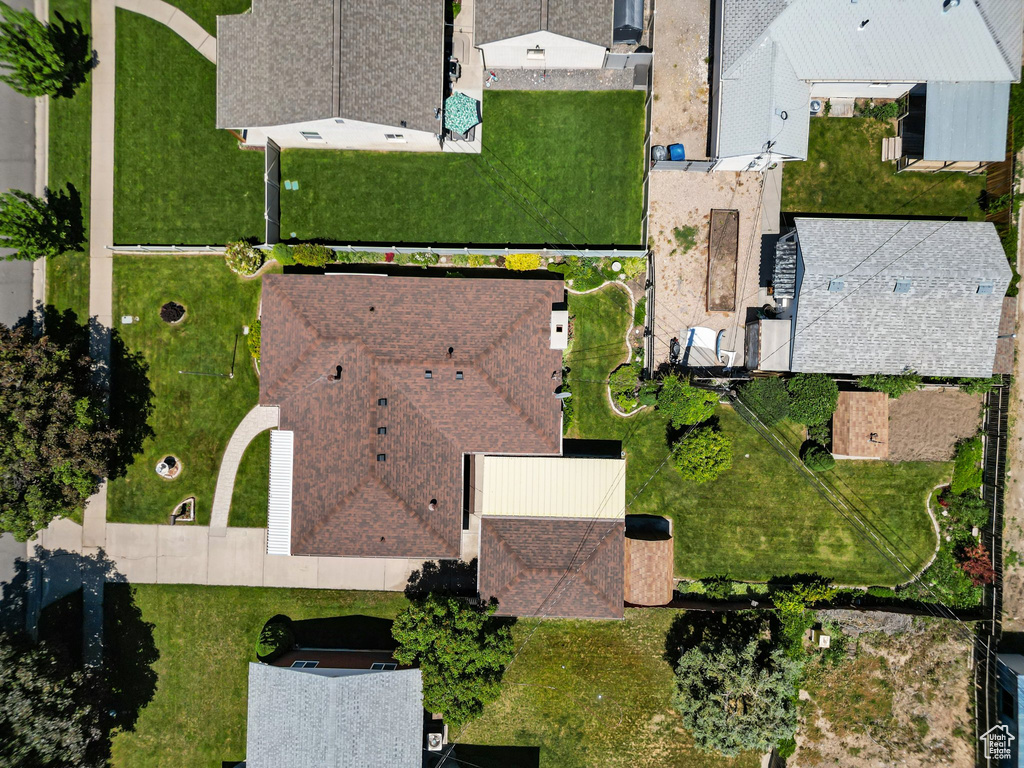 Aerial overview of property's location