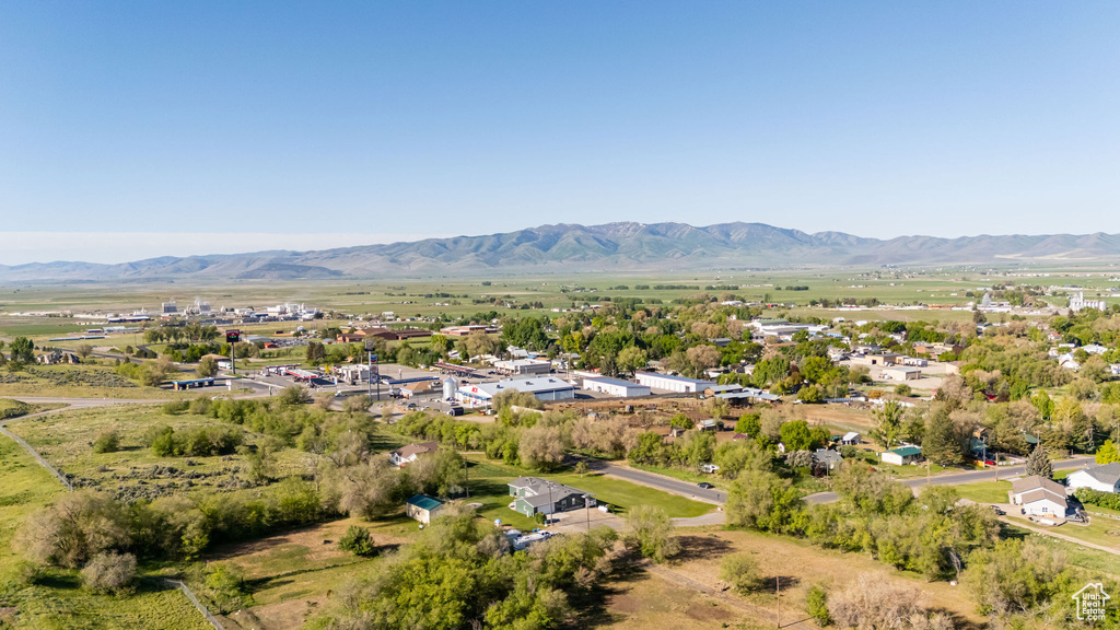 Bird's eye view of mountains