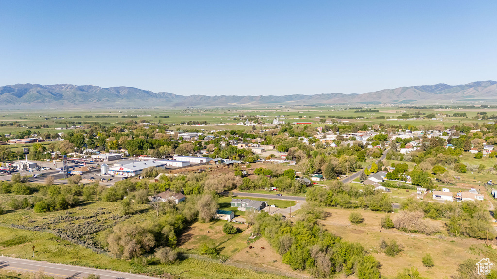Aerial view of mountains