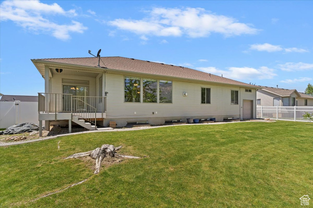 View of back of house