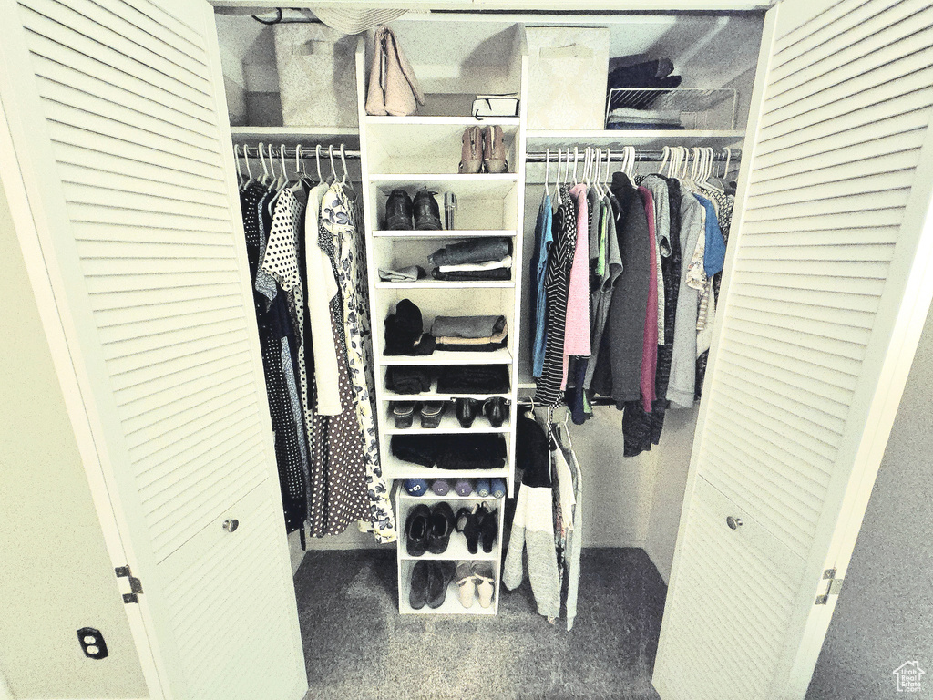 View of closet