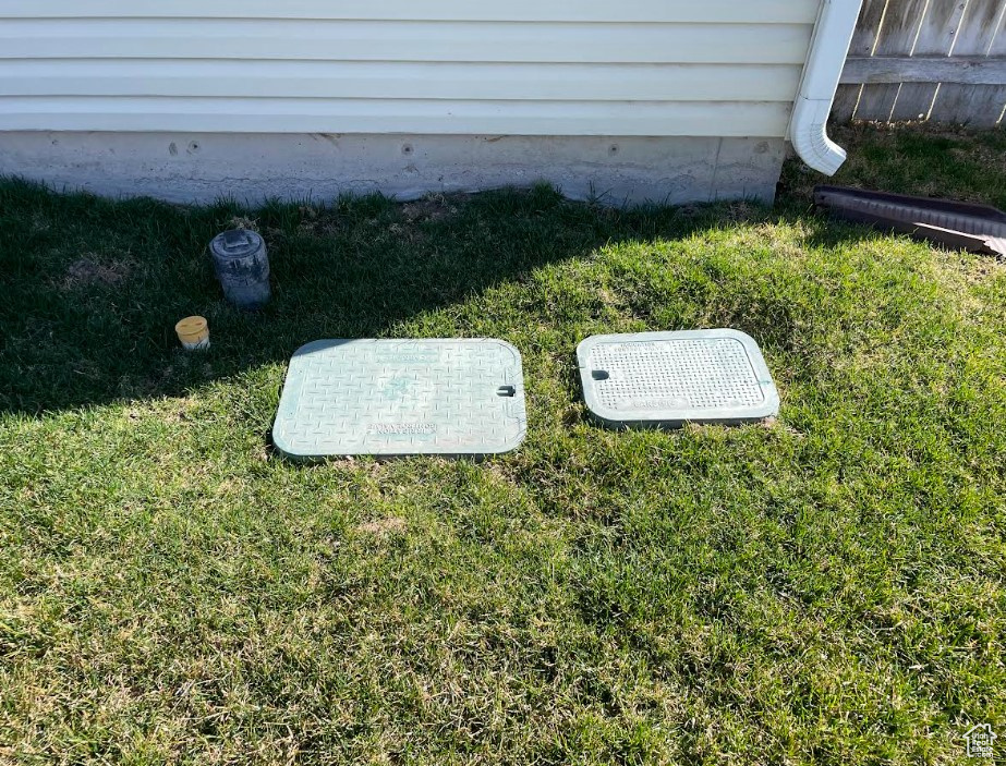 Exterior view of a water meter