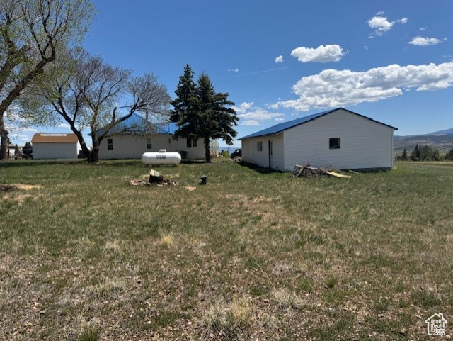 View of green lawn