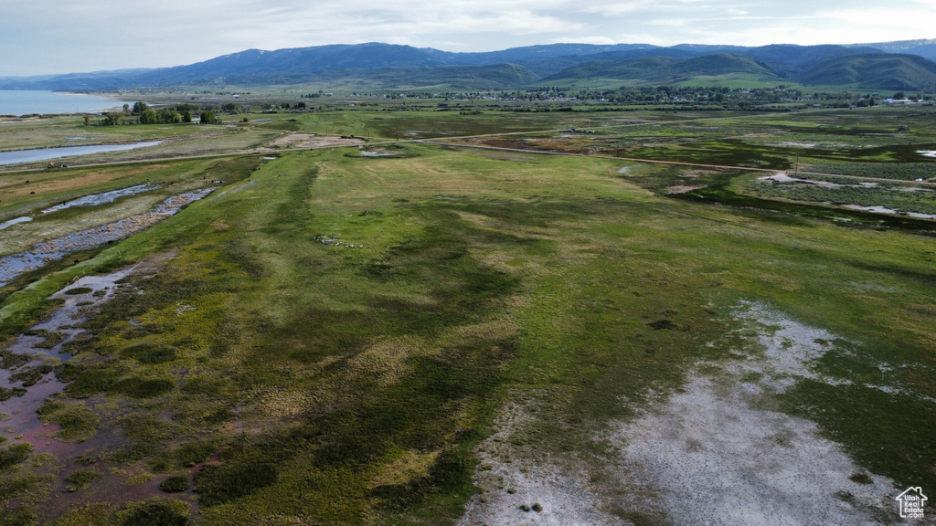 View of rural area featuring a water and mountain view