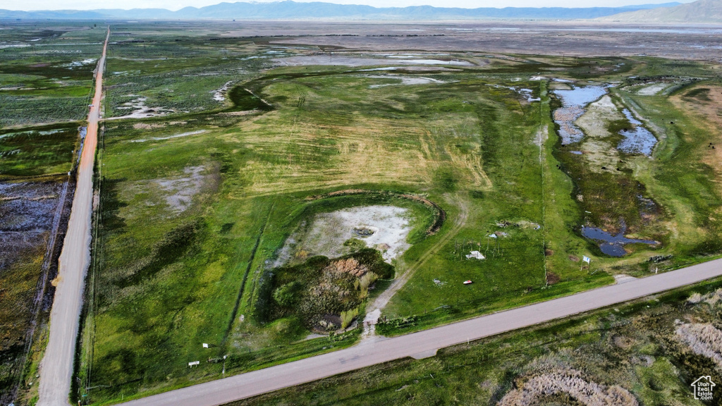 View of property location featuring a water and mountain view