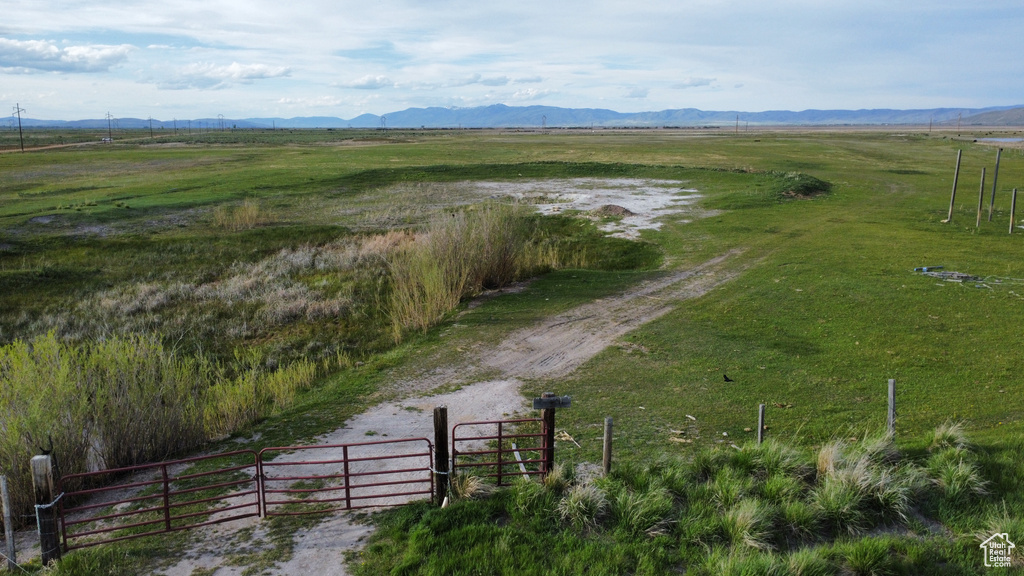 Mountain view featuring rural landscape and a pastoral area
