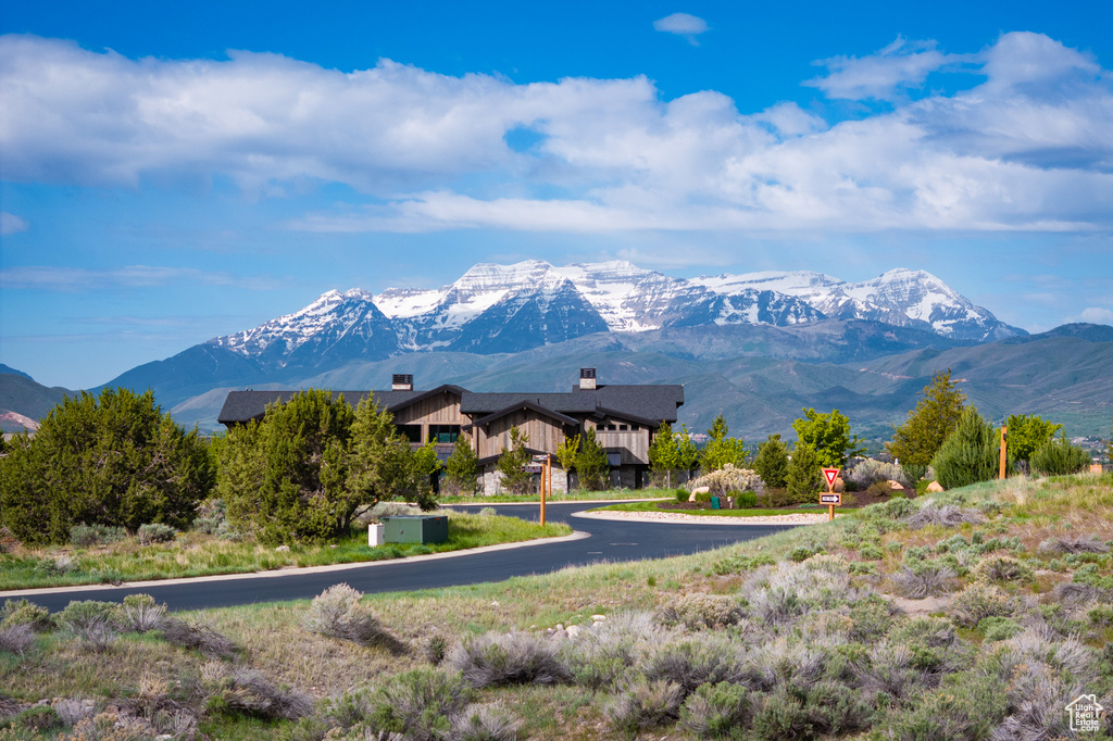 View of mountain backdrop