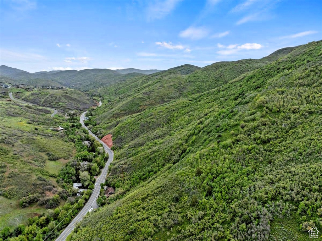View of mountain background