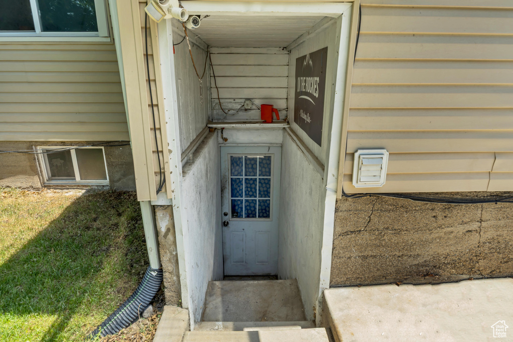 View of entrance to property