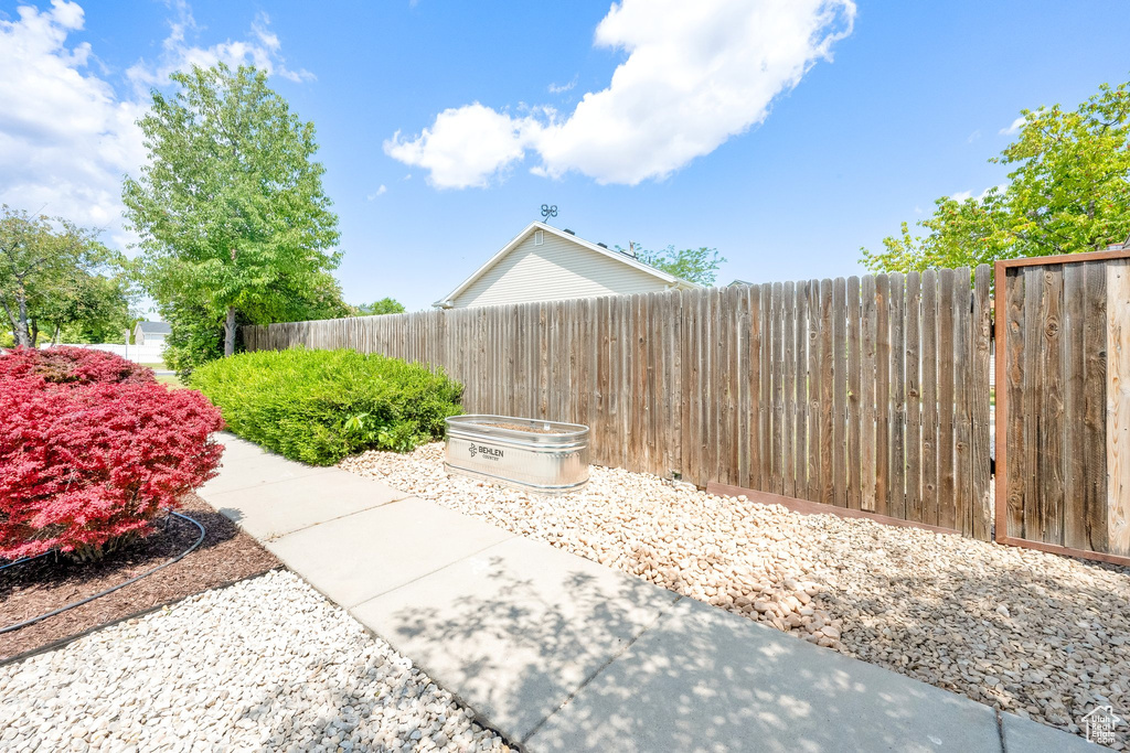 View of yard