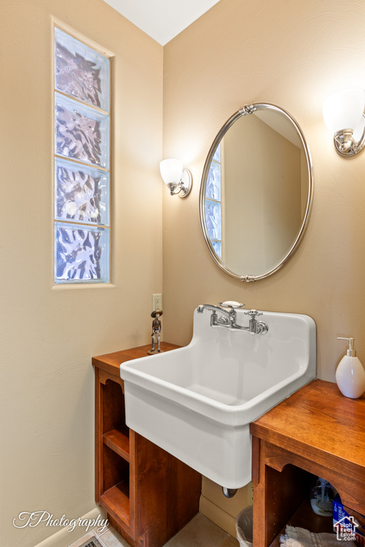Bathroom featuring a sink