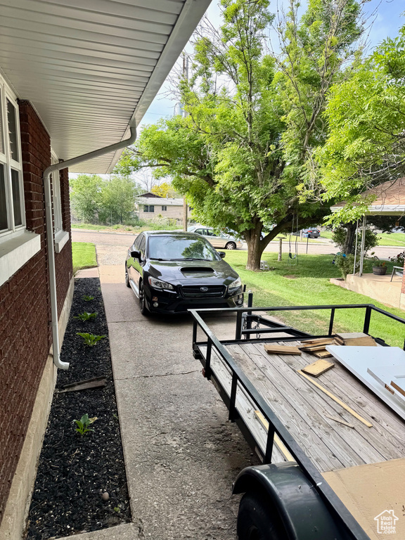 View of patio