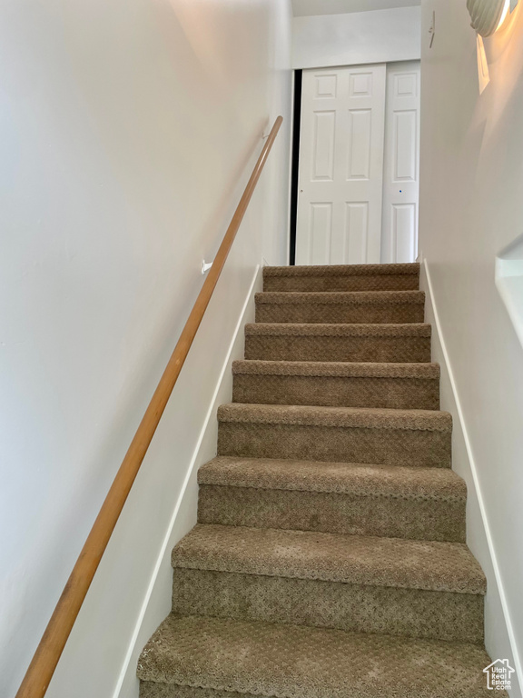 View of stairs