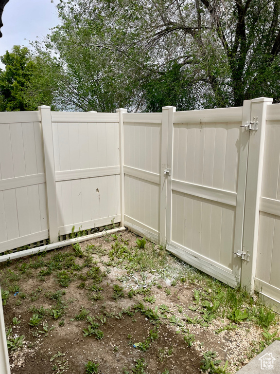 View of gate