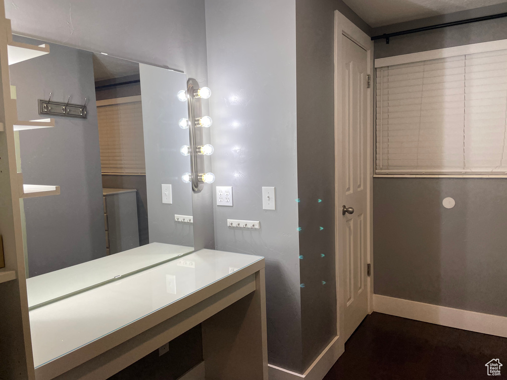 Bathroom with baseboards