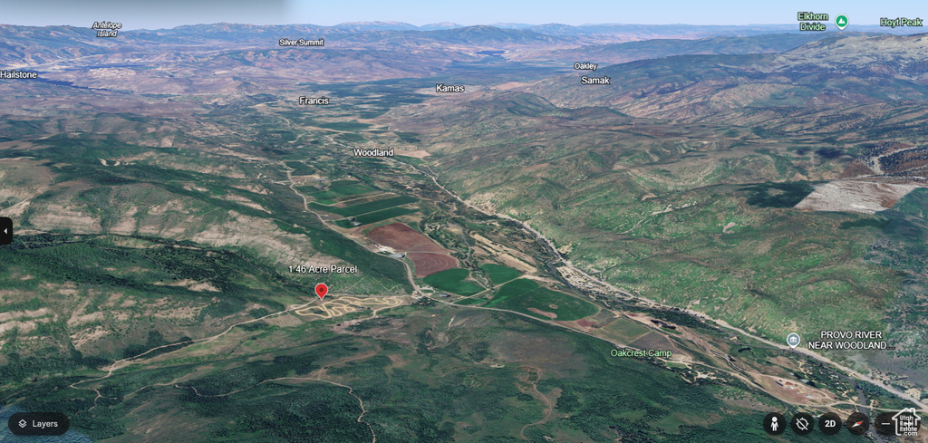 Aerial overview of property\\\'s location